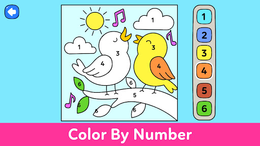Colorea por Números para Niños Screenshot 1