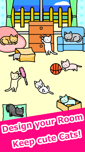 Life with Cats - jogo relaxante Captura de Tela 2