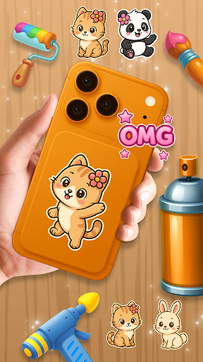 DIY 3D Phone Case Maker Games Screenshot 1