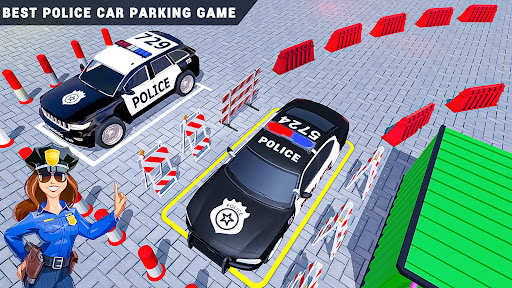 Police Car Parking : Car Games Screenshot 1