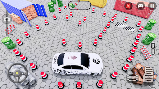Police Car Parking : Car Games Screenshot 2