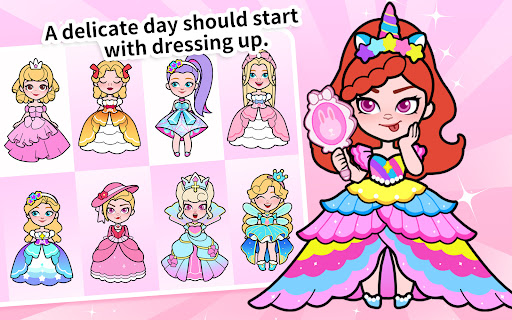 Paper Princess's Dream Castle Captura de Tela 2
