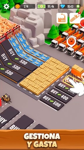 Lumber: Idle Tycoon de Madera Screenshot 2