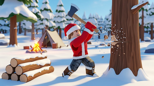 Snow Night Survival Game Screenshot 1