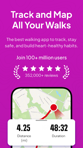 Map My Walk: 歩行アプリ スクリーンショット 1