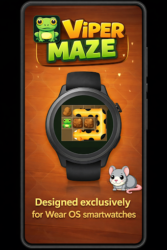 Viper Maze - Smartwatch puzzle Screenshot 1
