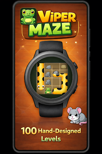 Viper Maze - Smartwatch puzzle Screenshot 2