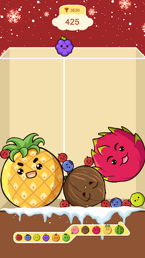 Fruit Merge: Match Game Captura de Tela 1