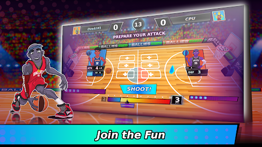 Ballies: Basketball Card Game Captura de tela 1