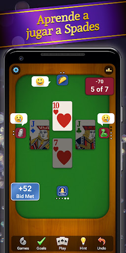 Spades Classic Card Game Screenshot 1