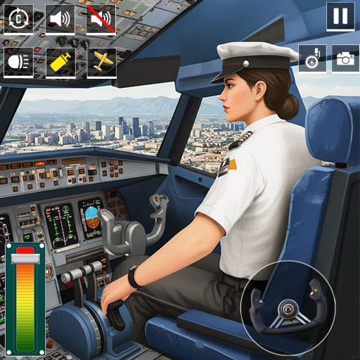 Airplane Pilot Flight Games 3D スクリーンショット1