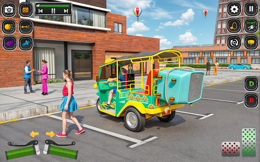 City Tuk Tuk Rickshaw Game 3D Screenshot 3