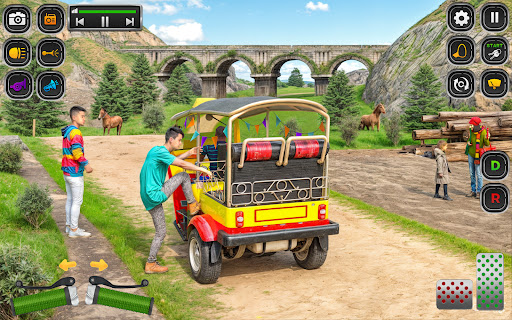 City Tuk Tuk Rickshaw Game 3D Screenshot 4