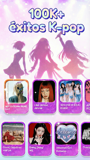 Kpop Piano Star - Music Game Captura de Tela 1