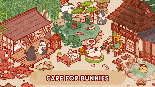 Usagi Shima: Cute Bunny Gameのスクリーンショット2