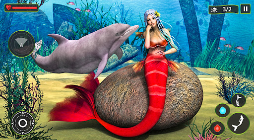 Mermaid Simulator Mermaid Game Screenshot 2