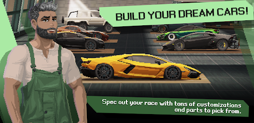 APEX Racer - Pixel Cars スクリーンショット 1