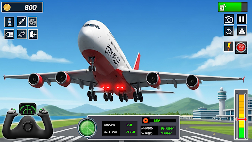Pilot Simulator 3D Flight Game Screenshot 4