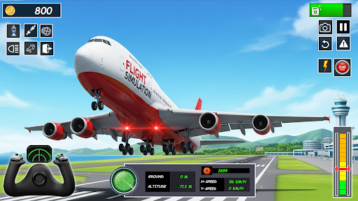 Pilot Simulator 3D Flight Game Screenshot 5