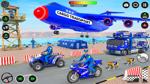 Police Cargo Police Car Games Screenshot 5