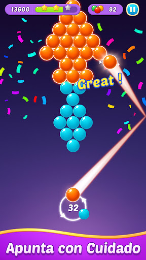 Bubble Shooter Gem Rompecabeza スクリーンショット 2