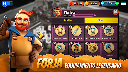 Shop Titans: Craft e Construa Captura de tela 2