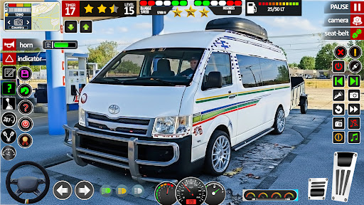 ミニバスドライビングバンシミュレーター スクリーンショット 2