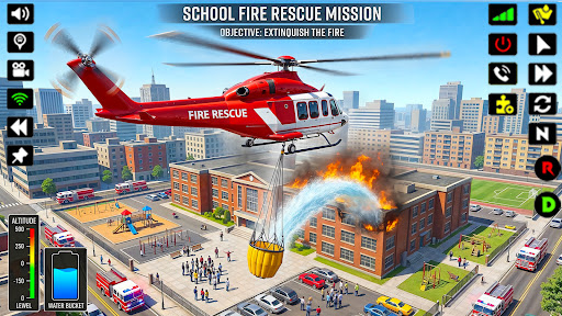 Fire Engine Rescue Sim Games スクリーンショット 3