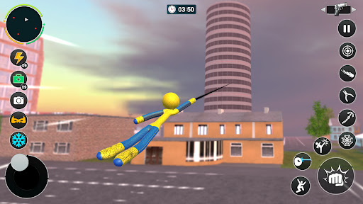 Rope Fight Spider Adventure Screenshot 1
