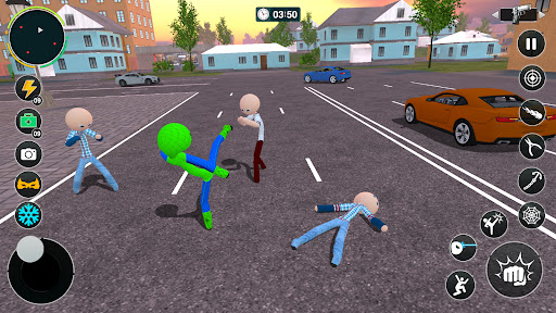 Rope Fight Spider Adventure Screenshot 2