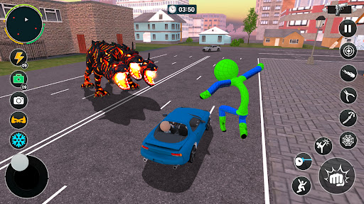 Rope Fight Spider Adventure Screenshot 3