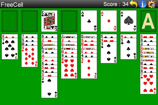 FreeCell Solitaire Screenshot 1