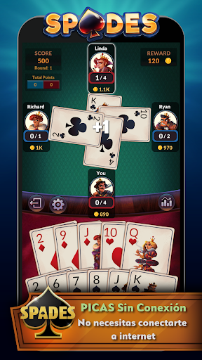 Spades - Sin Conexión Screenshot 1