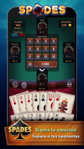 Spades - Sin Conexión Screenshot 3