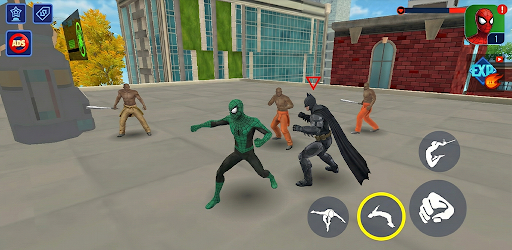 Spider Rope Ninja vegas city Screenshot 3