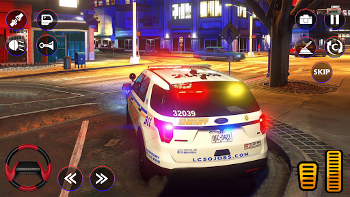 pak polícia coche parking sim Captura de tela 1