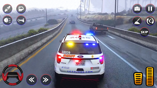 pak polícia coche parking sim Captura de tela 3