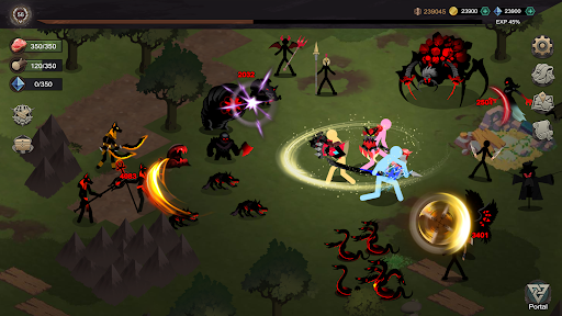 Stickman Myth: Idle RPG Shadow スクリーンショット 6