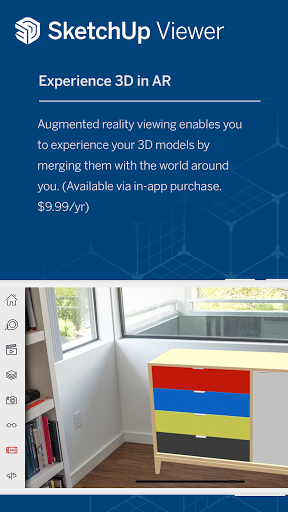 Captura de tela do SketchUp Viewer 3