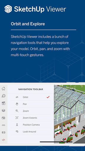 Captura de tela do SketchUp Viewer 5
