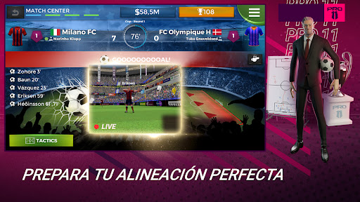 Pro 11 - Football Manager Game Screenshot 1