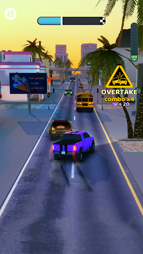 Overtake Rush: Juego de coches Screenshot 6