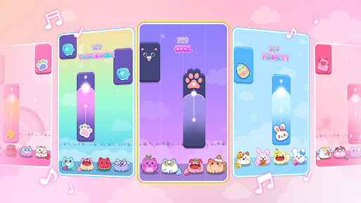 Cat Tiles: Cute Piano Game Screenshot 1