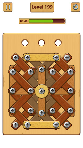 Nuts Bolts ASMR - Wood Nuts Screenshot 2
