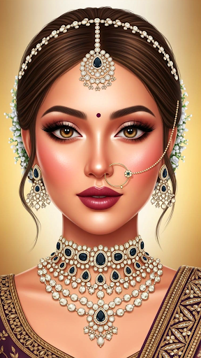 Bridal Makeup Wedding Dress up Captura de Tela 1