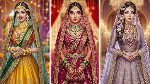 Bridal Makeup Wedding Dress up Captura de Tela 5