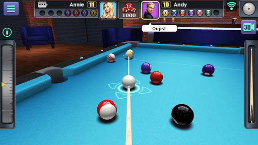 Billar em 3D Screenshot 1