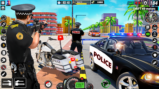 Police Moto Bike Crime Chase Screenshot 3