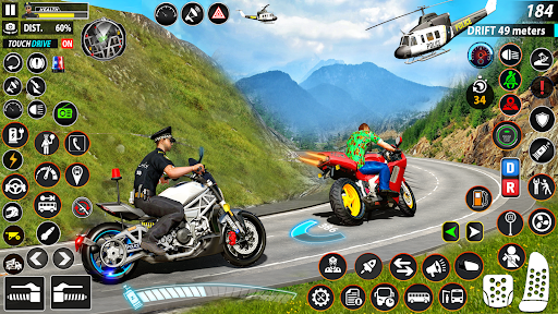 Police Moto Bike Crime Chase Screenshot 5