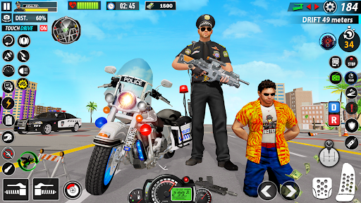Police Moto Bike Crime Chase Screenshot 6